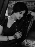 Black Saree Magic by Pragya Nagra